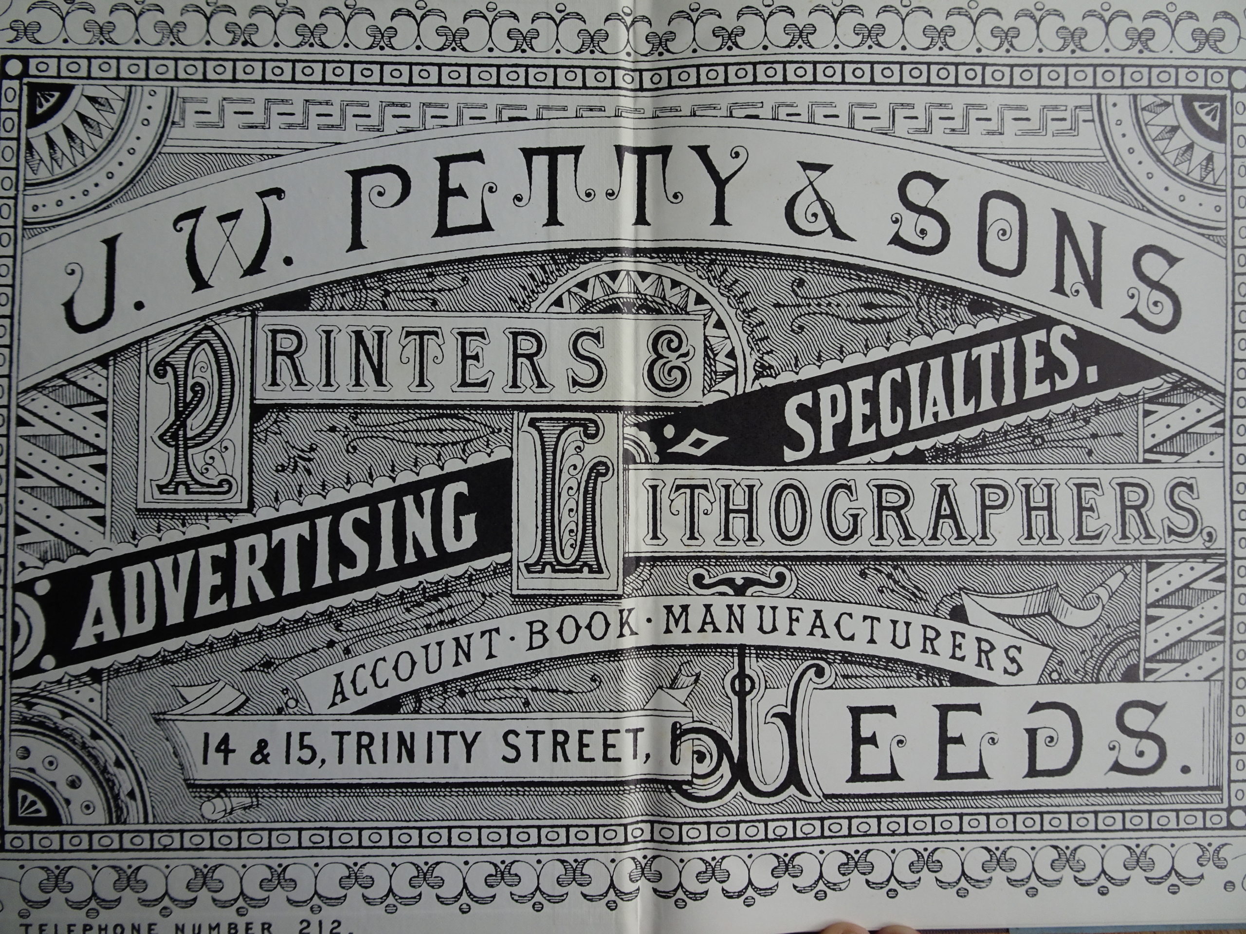 Petty and Sons Printers of West Yorkshire God's Own County